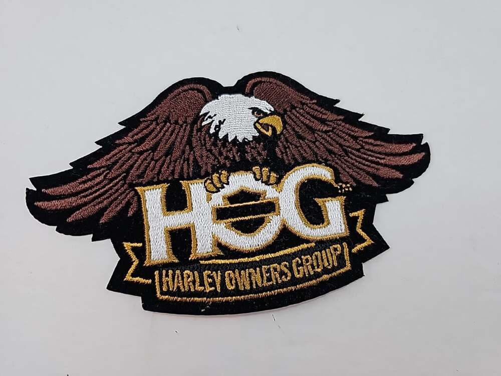 Harley Owner's Group "HOG" Brown Eagle Patch